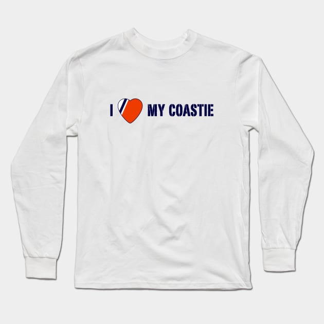 I Love My Coastie Long Sleeve T-Shirt by LoveMyCoastie